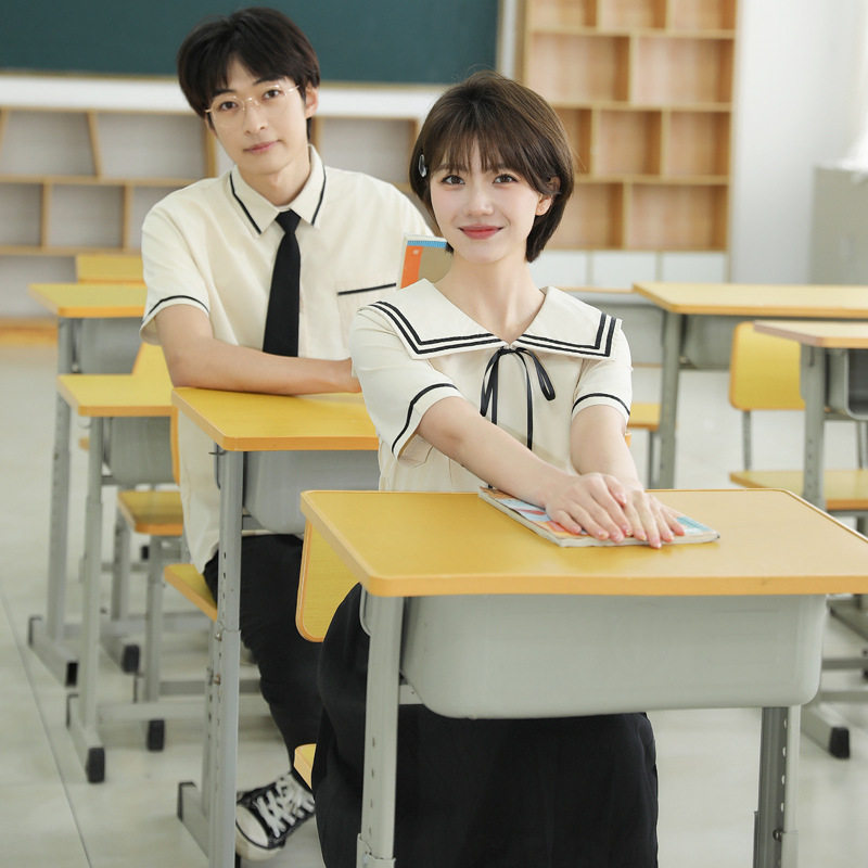 初高中学生班服夏季韩版学院风jk制服演出合唱服毕业朗诵拍照校服