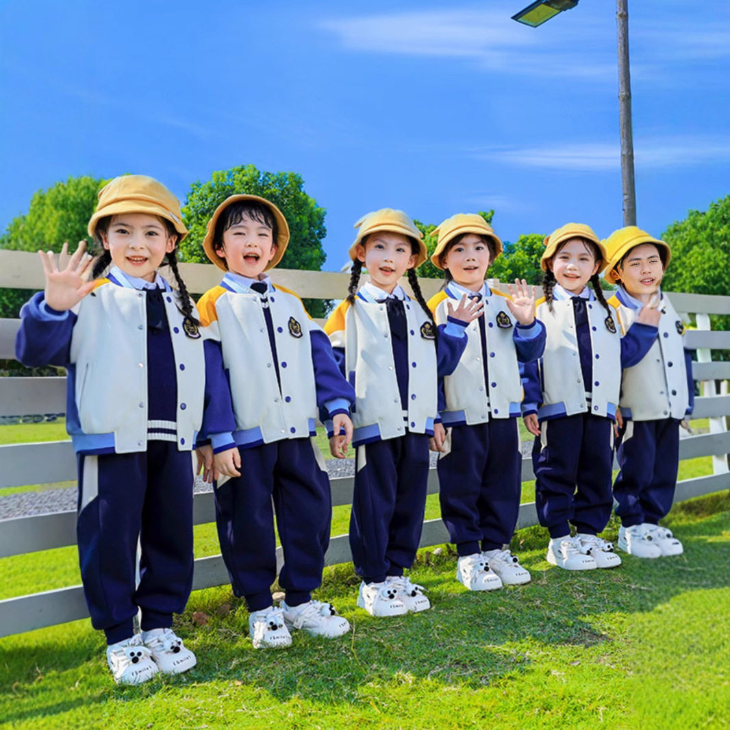 幼儿园园服春秋装小学生学院风校服棒球服秋季运动会男女班服套装