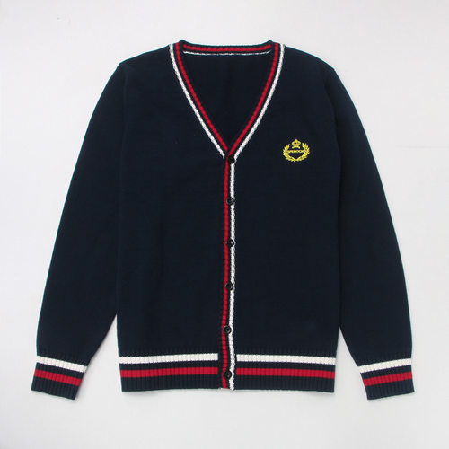 现货批发日本JK制服皇冠开衫毛衣针织衫软软的超萌可爱校服毛衣