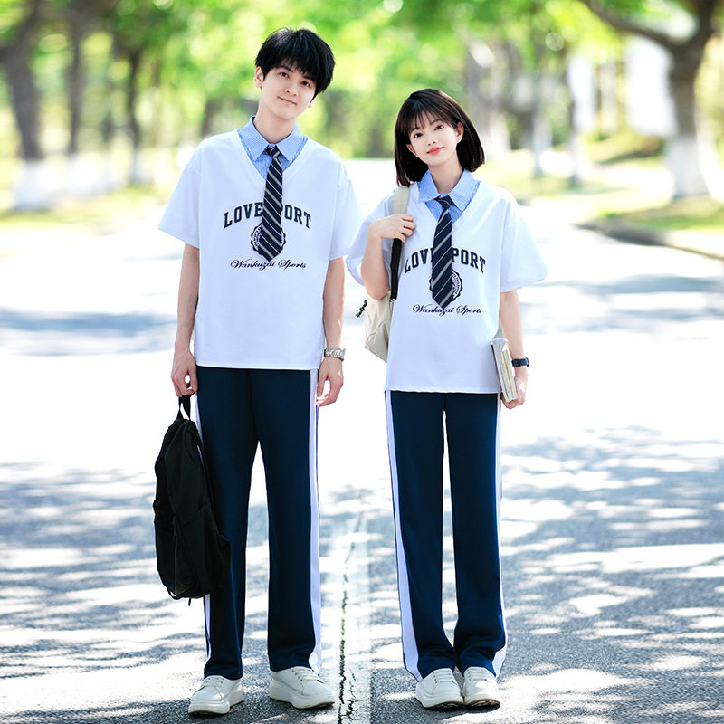 2026出货中 新款情侣装短袖初高中生运动会学生班服校服套装