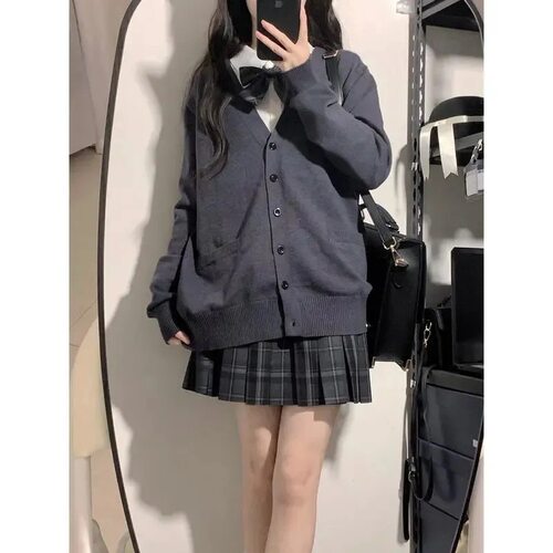 新款jk制服套装秋冬日系学院风学生校服全套女jk毛衣开衫校供感女