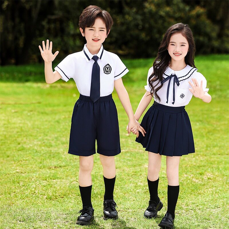 61节演出合唱服礼服小学生校服幼儿园园服大班毕业照服夏季班服