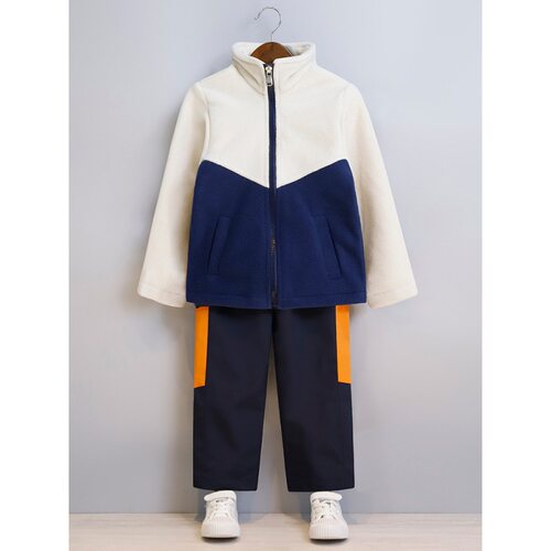 春秋冬儿童冲锋衣帽子校服套装幼儿园班服中小学生三件套旅游
