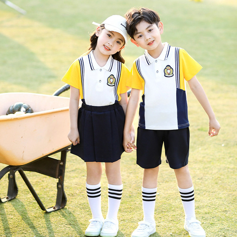 小学生班服夏装一二年级校服运动会两件套幼儿园园服夏季毕业服装