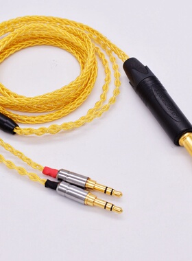 高保真HIFI无损适用索尼Z7m2天龙D7100 5200 7200 9200 T1 T5P JVC SW01 02耳机升级线4芯卡农4.4 2.5平衡线