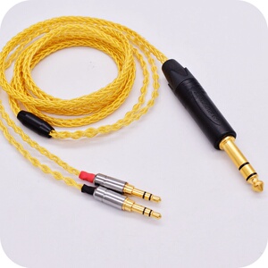 高保真HIFI无损适用索尼Z7m2天龙D7100 5200 7200 9200 T1 T5P JVC SW01 02耳机升级线4芯卡农4.4 2.5平衡线