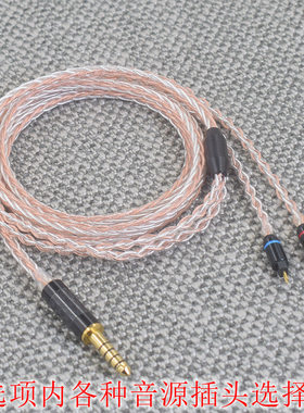 发烧级高保真HIFI音质适用Audeze/奥帝兹LCD i4 LCDi4 isine20 10耳机升级线0.78插针i3 3.5/4.4/2.5平衡线MM
