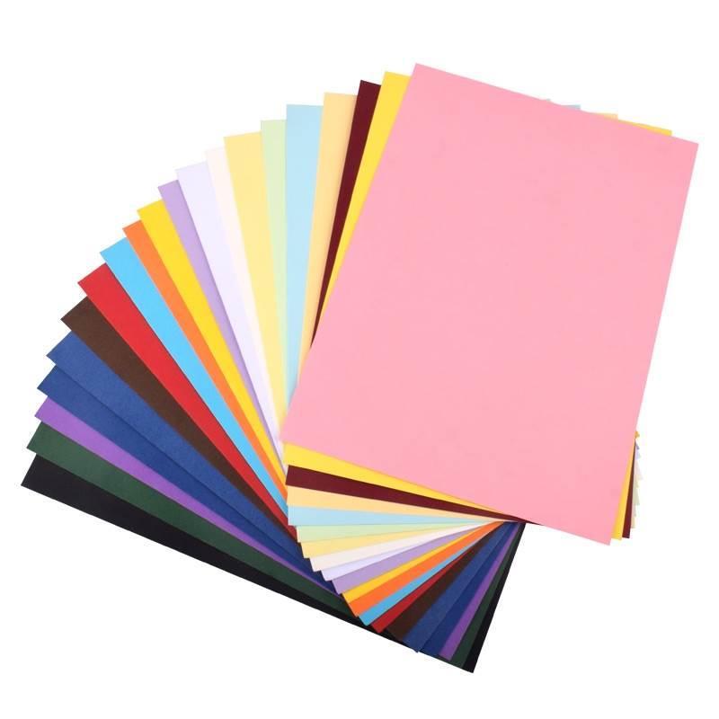 20 color A4 paper color thick handmade large cover cardboard