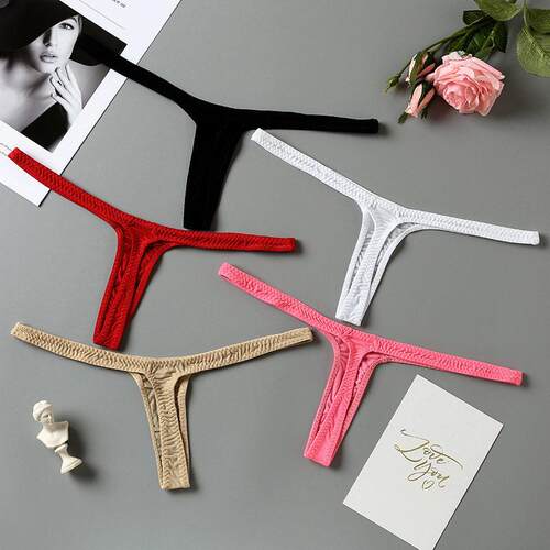 Sexy Sports Panties Ms Underpants Seamless Thong String 内裤