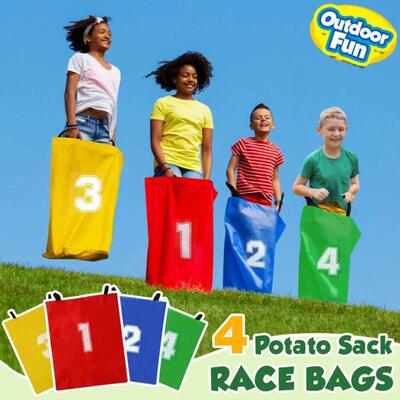 4PCS Outdoor Sports Props Kangaroo Jumping Bag Sack Race Gam