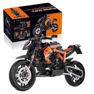 1:8 Motorbike Model Building Blocks Sets Racing Moto Bricks