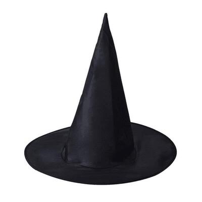 Halloween Black Wizard Witch Hat Womens Girls