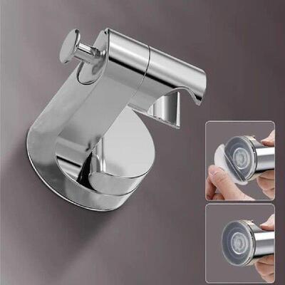 360°Adjustable Suction Cup Shower Head Holder with Hook