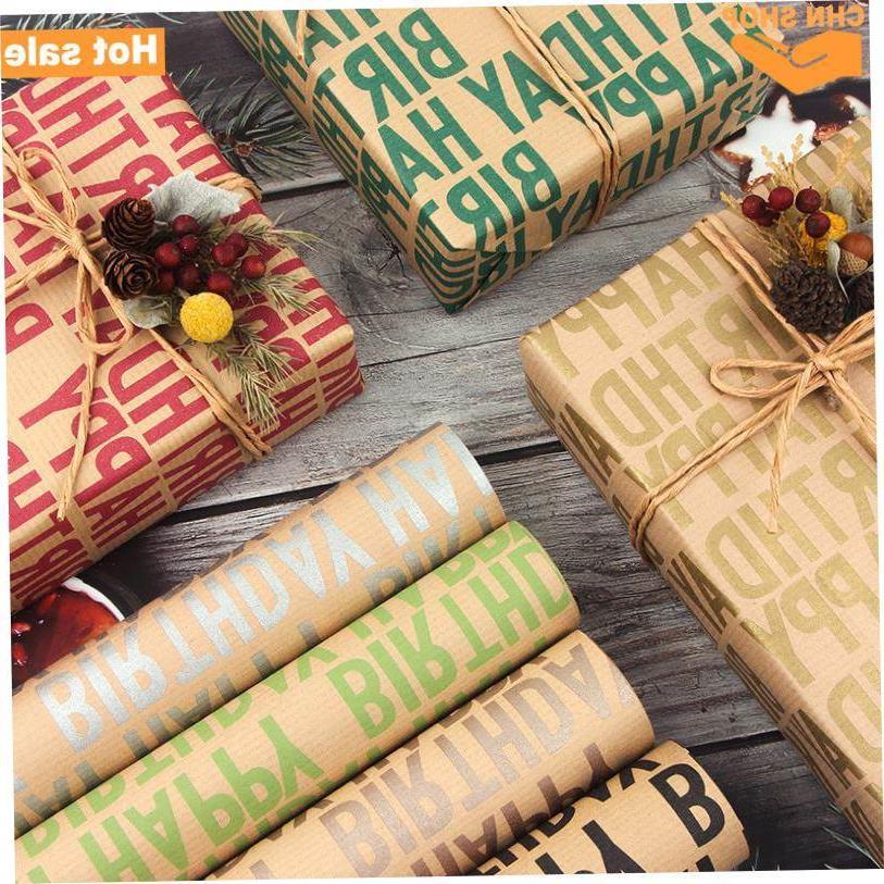 70*100cm Birthday gift wrapping paper Valentine Gift wrapper