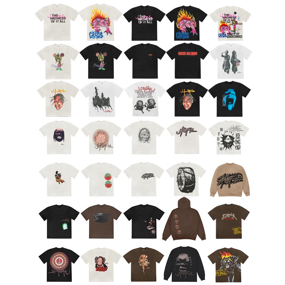 Travis Scott cactus jack Utopia pack 男女纯棉短袖卫衣大集合