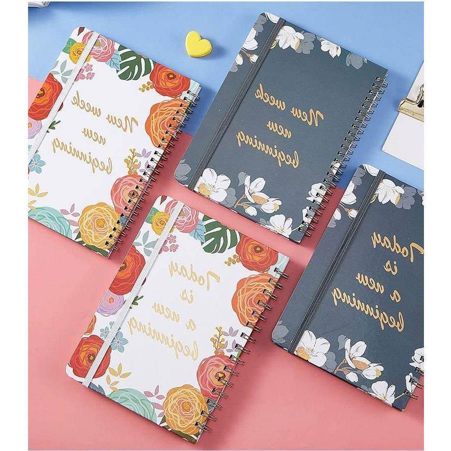 undated A5 Daily Weekly Planner Agenda Notebook Weekly Goal0
