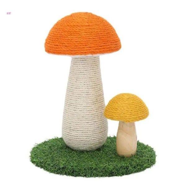 Cat Scratcher Toy Sisal Rope t Mushroom Theme Protect