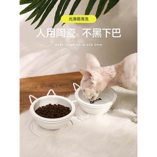 cat bowl ceramic double bowl cat bowl dog bowl bowl bowl bow