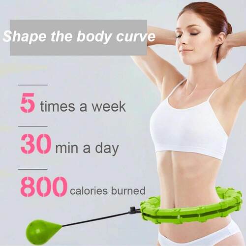 Weighted Adjustable Smart Hula Circle Sport Hoops Weight Los