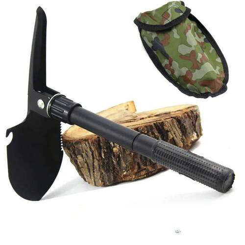 Multifunctional Camping Outdoor EDC Shovel Portable Folding