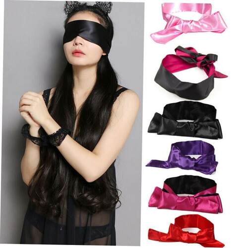 Sexy Lace Eye Mask Blindfold Handcuff Restraint Flogger Whip
