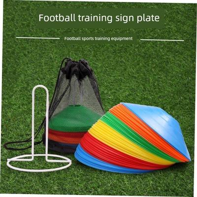 10Pcs Agility Disc Cone Set Football Training Saucer Cones M