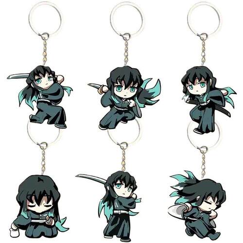 Demon Slayer keychain Tokitoru Muichiro anime peripheral acr