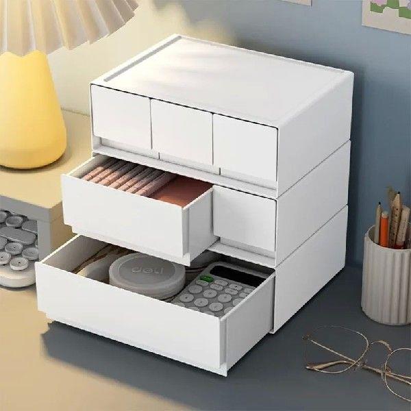 Office Plastic Desktop Organizer - Cosmetic Drawer Storage
