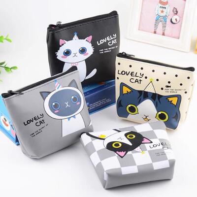 wallet cute animal coin bag small wallet pu mini coin