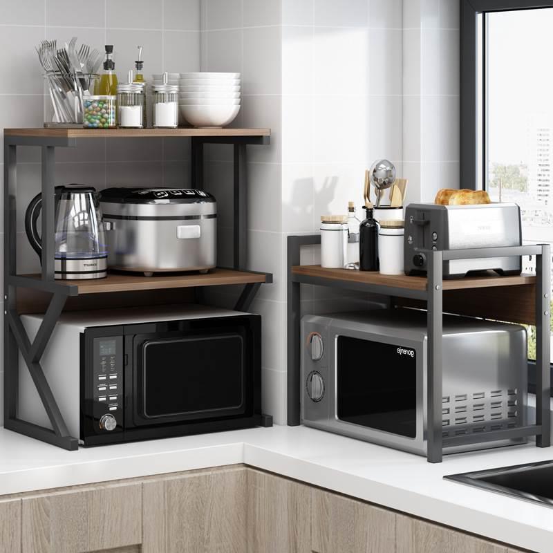 toaster tray stand microwave oven rack Kitchen shelf微波炉架