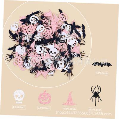 Creative skull pumpkin hat decorations confetti Halloween sp