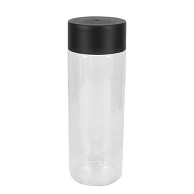 300ML Plastic Empty Juice Bottles With Black Lids Reusable T