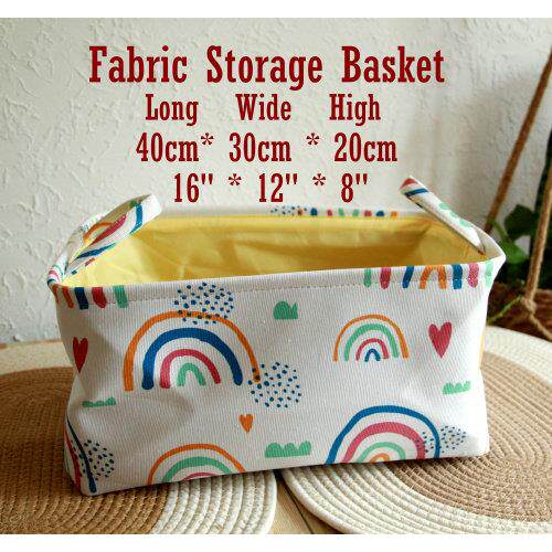 Storage Basket Bins Cubes Organizer for Shelf Closet