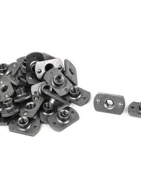 M6 Carbon Steel Slab Base T-Shaped 2 Projection Weld Nuts