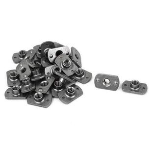 M6 Carbon Steel Slab Base T-Shaped 2 Projection Weld Nuts