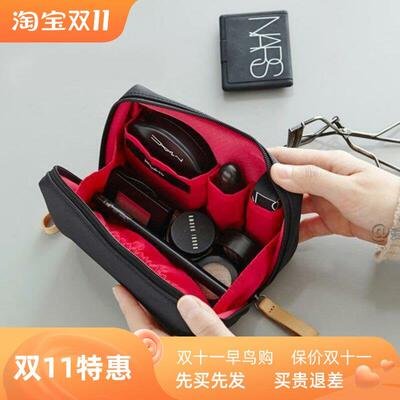 mini makeup bag female small portable hand-held makeup