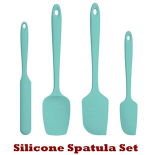 Silicone Rubber Spatula Set Kitchen Baking Cooking Mixing