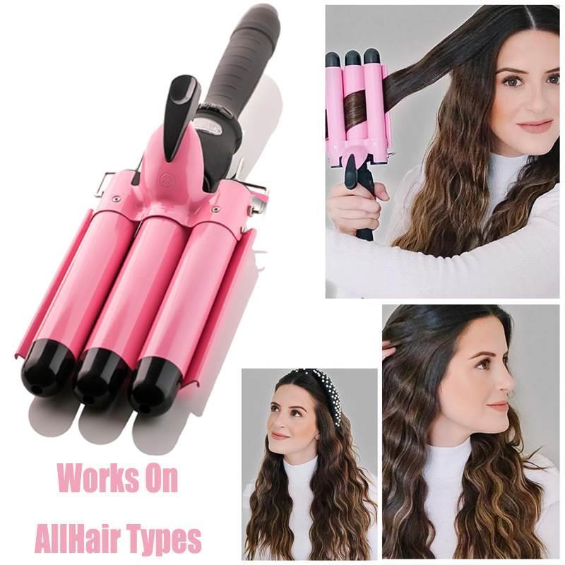 Hair Curling Iron 3 Barrel Wand electric hair curler 卷发器