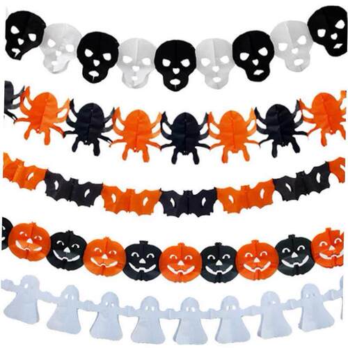 Halloween Hanging Decoration Spider Bat Ghost Head Pumpkin