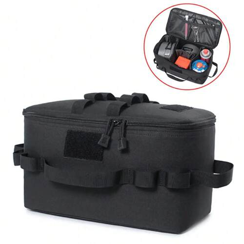 Camp MOLLE Pouch Outdoor Camping Storage Bag Basket Gas Stov