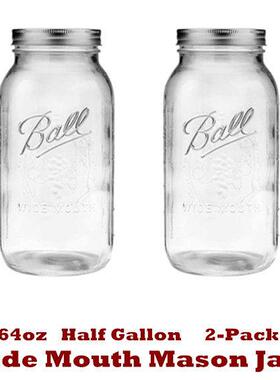 Wide Mouth Mason Jars Kitchen Storage & Canning for Herbs