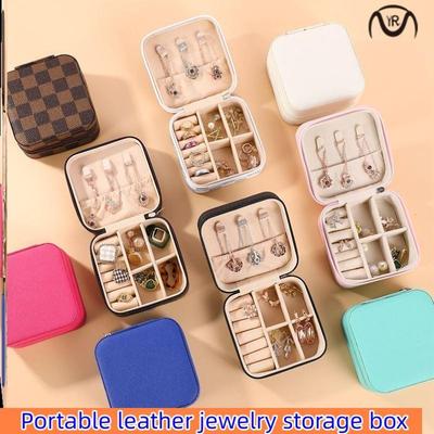 Jewelry box Earrings studs ring Necklace Storage box首饰收纳