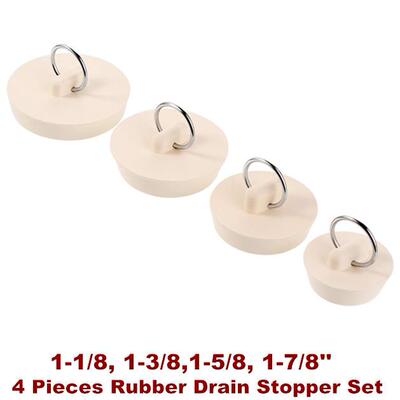 Rubber Drain Stopper Bathtub Sink Drain Plug Bath Tub Seal