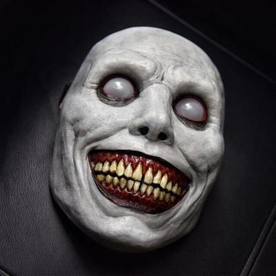 Halloween Horror Face Mask 微笑白眼恶魔面具男女化妆舞会道具