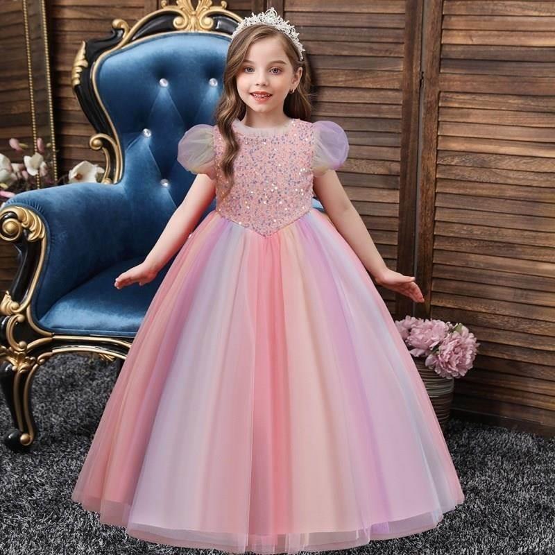 Girls Prom Gown girl For Wedding Formal Dress Kids baby