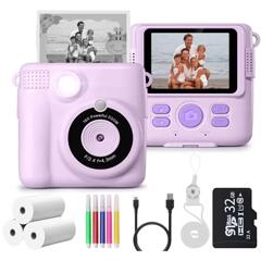 Instant Print Camera for Kids Mini Polaroid Camera Thermal P
