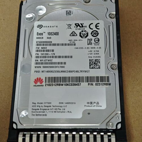 02312RBW 600G 10K 2.5 SAS
