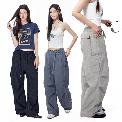 NovaStreet轻盈不踩脚泥染工装裤