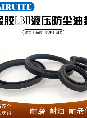 橡胶液压油封LBH40/45/48/50/53/55*48/53/56/58/61/63*6.5