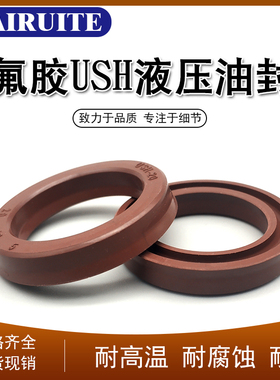 氟胶液压油封USH40/45/50/53/55*50/56/55/60/63/65*6/7